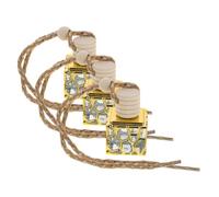 SAFIGLE 3pièces Flacons Diffuseurs De Voiture Bouteilles Parfumées Rechargeables Pour Aromathérapie Et Décoration Automobile Flacons Vides Pour Voyages Et Bureau