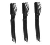 SAFIGLE 3pièces Peigne Nettoyant pour Brosses à Cheveux Brosse de Massage pour Chevelu Outil Anti-poussière pour Brosses Dépoussiérant pour Coiffeur