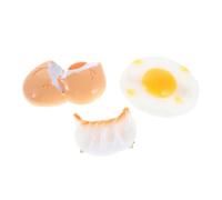 SAFIGLE 3pièces Pince à Cheveux Imitation Œuf Et Boulette Lot De Accessoires Fantaisie Pour Coiffures Pinces Décoratives Pour Femmes Et Filles