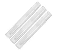 SAFIGLE 3pièces Stylo Vide Pour Huile à Cuticules Et Vernis à Applicateur Réutilisable De Maquillage Tube Transparent Avec Embout Pour Soins Des Et Beauté