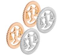 SAFIGLE 4 Pièces Broches de Revers pour Avocats Insigne de Revers École de Droit pour Homme Pendentif Justice Insigne de Costume Broche Étudiant Droit Balance