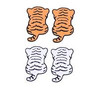 SAFIGLE 4 pièces Broches pour Vêtements Lot de Pins Tigre pour Décoration de Mode et DIY