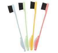 SAFIGLE 4 Pièces Brosse à Sourcils Double Embout Avec Peigne à Sourcils Petite Pour Dessiner Et Lisser Outil De Maquillage