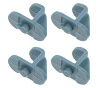SAFIGLE 4 Pièces Crochets de Congélateur, Clips D'étagère de Réfrigérateur en Plastique, Support D'étagère, Installation sans Outil, pour Réfrigérateur Commercial et Usage Domestique