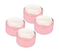 SAFIGLE 4 Pièces Houppette à Poudre Pour Garçon Fille Avec Pot à Poudre Corporelle Et Houppette De Poche