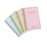 SAFIGLE 4 pièces Lot de Cahiers à Spirale Latérale Bloc-notes Étudiants Multi-usage pour Journal Prise de Notes Agenda et Carnet de Voyage avec Pages Blanches Épaisses et Écriture Fluide