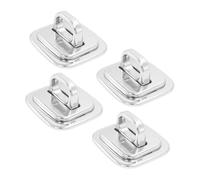 SAFIGLE 4 pièces Plaque Ancrage de Sécurité pour Cadenas Ordinateur Portable Lot de Base Solide Antivol Compatible Multiples Modèles Protection Fiable pour Bureau Étude et Voyage
