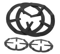 SAFIGLE 4 pièces Réducteur Anneau Cuisinière Gaz Inox pour Meilleure Répartition Chaleur et Stabilité Casseroles Petites