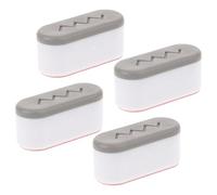 SAFIGLE 4 pièces Tampons de Siège de Toilette Silicone Tampons Pare-chocs Antichoc pour Abattant Wc Coussin Rehausseur Silencieux pour Maison Hôtel et Dortoir