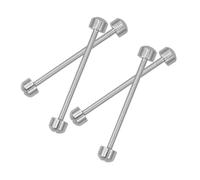 SAFIGLE 4 Pièces Watch Screw Tube Rods Inner Diameter Steel Strap Connection Pins for Secure Watch Band Repair Watchmaker Tools Kit