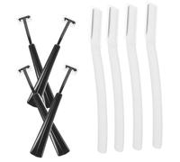 SAFIGLE 4ensembles Lot Rasoirs à Sourcils Portables Pour Femme Outil Dermaplaning Visage Tondeuse Précise Pour Épilation Du Visage Et Façonnage Des Sourcils Compact Et Pratique Pour Voyage