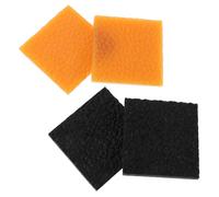 SAFIGLE 4pièces Patins De Remplacement Caoutchouc Antidérapants Pour Accessoires De Réparation Pour Semelles Avec Antidérapante Noirs Jaunes