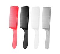 SAFIGLE 4Pièces Peigne à Cheveux pour Hommes Set Poignée Ronde Peigne à Couper pour Salon de Coiffure Accessoire de Coiffure Durable et Pratique