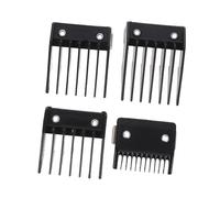 SAFIGLE 4Pièces Peigne de Limitation Professionnel pour Tondeuse à Cheveux Accessoires de Coupe Coiffure Outil de Positionnement Portable pour Salon à Domicile Couleur