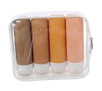 SAFIGLE 4pièces Sacs De Voyage Souples Et Étanches Ensemble De Contenants Portables Pour Lotions Et Shampoings Liquides Pour Voyages Et Déplacements