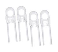 SAFIGLE 4pièces Verrou De Sécurité u Forme De u Pour Garçon Fille Lot De Verrous De Placard Pour Sécurité Des Tout-petits Installation Facile Et Ajustable Pour Des Meubles