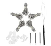 SAFIGLE 5 Ensembles Kit de Réparation pour Store de Camping-Plastique, Bloqueur de Rayons UV, Installation Facile, Adapté à Différentes Tailles de Fenêtres pour Voyages