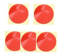 SAFIGLE 5 feuilles Autocollants Manomètre Étanches et Réfléchissants Étiquettes Adhésives Durables pour Identification et Lecture Facile de Pression Lot de Rouge