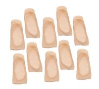 SAFIGLE 5 Paires Socquettes Basses Ouvertes pour Femmes Séparateurs Dorteils Invisibles Antidérapantes avec Grip Talon Respirantes et Confortables pour Chaussures Bateau et Sabots