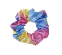 SAFIGLE 5 pièces Lot de Chouchous Dégradé Arc-ciel Élastiques Doux pour Queue de Cheval Accessoires Cheveux Femme et Fille Texture Confortable et Style Attrayant Couleur Aléatoire
