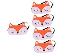 SAFIGLE 5 Pièces Occultant de Cache Yeux Élastique pour Profond et Réparateur Accessoire de Voyage