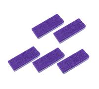SAFIGLE 5 pièces Pierre Pédicure Double Face pour Soin des Exfoliantes et Douce pour Élimination des Callosités Peau Douce et Saine Adaptée Aux Secs et Abîmés