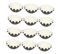 SAFIGLE 50 pièces Doublures Résistantes Chaleur pour Coupelle Brûleur Cire Plateau Papier Noir Compatible Chauffe-Cire Parfumé Facile à Remplacer et Nettoyer