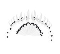 SAFIGLE 50 Pièces Kit pour Extension Oreilles Acrylique avec Bouchons Corne et Bijoux pour Oreilles de Piercing Confortable et Durable