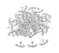 SAFIGLE 50 Pièces Pendentifs Extraterrestres pour Bracelets et Colliers Charms Diy Amusants pour Ateliers et Fêtes avec Détails Inspirés Cinéma Américain