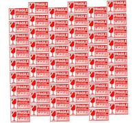 SAFIGLE 500 pièces Étiquettes Autocollantes Expédition Fragile Autocollants Adhésifs de Mise Garde pour Colis Délicats Étiquettes Avertissement Manutention avec Soin