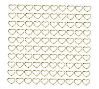 SAFIGLE 500pièces Rivets Forme De Cœur Pour Ongles Autocollants Nail Art Accessoires Métal Pour Manucure Décorations Clous à Ongles