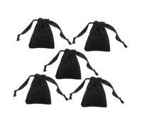 SAFIGLE 5pièces Sacs De Cadeaux De Fête Velours avec Cordon De Serrage Pochettes à pour Cadeaux De Mariage Rangement pour Aliments Pochettes à Bijoux