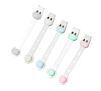 SAFIGLE 5pièces Verrous De Sécurité Pour Garçon Fille Bloqueurs Pour Placards Et Anti-pincement Pour Réfrigérateur Et Appareils