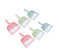 SAFIGLE 6 ensembles Set de Mini Balais et à Déchets pour Animaux Outils de Nettoyage de Bureau Durable pour Maison et École