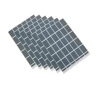 SAFIGLE 6 Feuilles Autocollants pour Panneaux Solaires Photovoltaïques avec Adhésif pour Maquettes et Décorations de Modèles Architecturaux Réalistes