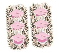 SAFIGLE 6 Pièces Broche de Graduation Insigne Cap de Commémoratifs pour Tenue de Accessoires de Souvenir et Favors de Fête