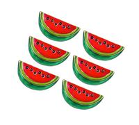 SAFIGLE 6 pièces Broche Pastèque Émail Cartoon Pinces Corsage Broche Forme Fruit Clips pour Cardigan et Écharpe Accessoire Mode Unisexe