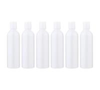 SAFIGLE 6 Pièces Flacons de Lotion de Voyage Rechargeables Bouchon à Pression, Étanches et Faciles à Remplir, pour Shampoing, Gel Bain, Crème ou Huile, Usage Voyage et Plein Air