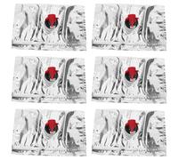 SAFIGLE 6 pièces Lot à Vin Portables Réutilisables avec Bec Verseur pour Voyage Camping Randonnée Stockage Boissons Alcoolisées