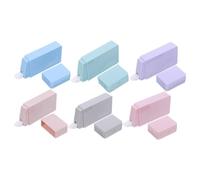 SAFIGLE 6 Pièces Présent Distribution Fluide Blanc Ruban Correcteur Rentrée en Plastique et Résistant à L'étirement Structure de Coupe Soignée pour Bureau et Étude