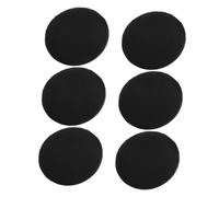 SAFIGLE 6 Pièces Puff de Maquillage Ultra Fin PU et Doux Applicateur pour Fixante et Fond de Teint Compatible avec Boîtes de