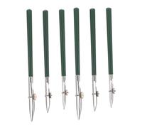 SAFIGLE 6 Pièces Stylo à Dessin Ligne Droite Réglable Vert Outil Artistique pour Traits Fins Cadres Décoratifs et Masquage et Inoxydable