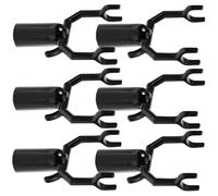 SAFIGLE 6 Pièces Support de Branche d'arbre en Alliage D'aluminium Noir | Soutien aux Succursales, Usage en Vignoble et Potager, Multi-fonction, pour Jardiniers