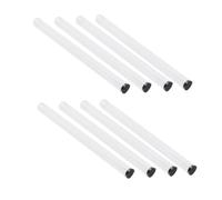 SAFIGLE 6 pièces Tube Acrylique Transparent pour Bâtons Parfumés Boîte de Rangement Portable Hermétique de Tubes Rigides pour Échantillons Protection Humidité Chocs Léger