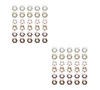 SAFIGLE 60 Pièces Décorations D’ongles de Noël, Nœuds en Cristal Métal, | Bijoux pour Nail Art, Application Facile et Retrait Simple, Éclat Élégant pour Mariages et Manucures Quotidiennes