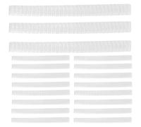 SAFIGLE 60pcs Housses de Pinceaux de Maquillage en Filet Eva Blanc, Protection des Poils, Design Créatif, Retouches en Déplacement