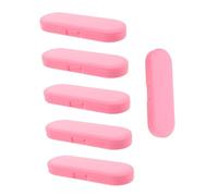 SAFIGLE 6pièces Boîte De Rangement Avec Couvercle Pour Outils De Nettoyage Et Grattoir à Langue Organiseur Compact Pour Voyages Et Maison