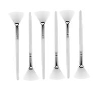 SAFIGLE 6Pièces Brosse de Facial Éventail pour Application Beauté Outils Confortables pour Gel et Accessoires de Doux et Pratiques