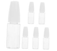SAFIGLE 6Pièces Flacons Applicateurs à Pointe Fine de Bouteilles Transparentes Capuchon Distributeur pour Artisanat