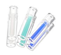 SAFIGLE 6pièces Lot De Bâtonnets Pour Lentilles De Contact Applicateurs Pour Lentilles Souples Outils De Retrait Et Insertion Avec Boîte De Rangement Et Ventouse